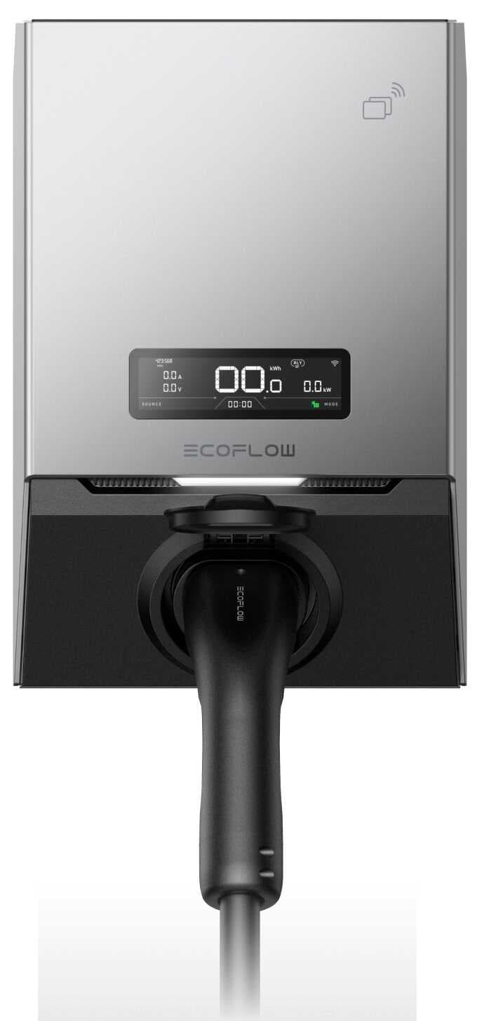 עמדת טעינה חכמה לרכב חשמלי EcoFlow PowerPulse 7KW - טעינה ביתית חכמה ובטוחה