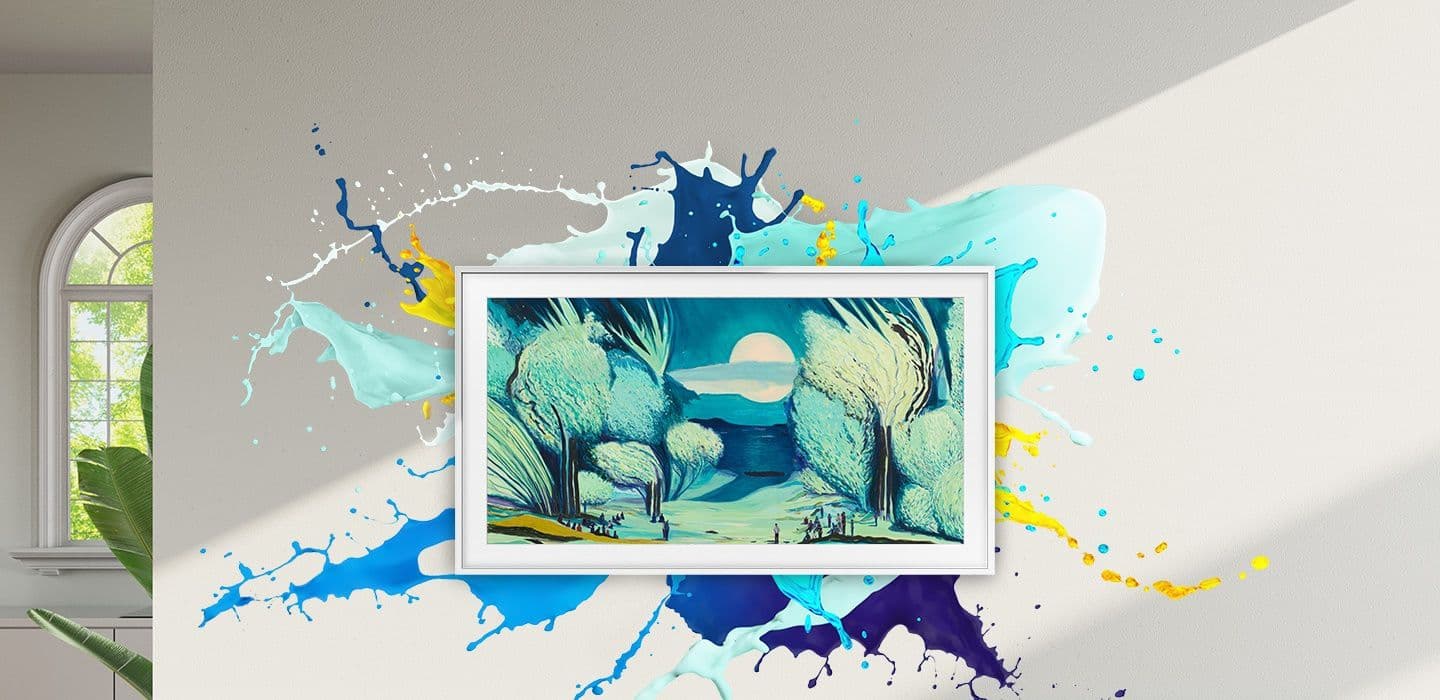 טלוויזיה Samsung The Frame QE50LS03F – מסך 50 אינץ׳ QLED 4K מט בעיצוב גלריה - יבואן רשמי | משלוח מהיר