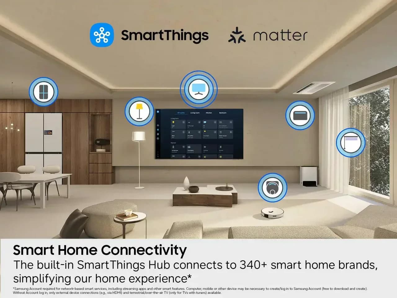 טלוויזיה חכמה 85 אינץ׳ Samsung QE85QN70H Neo QLED 4K Vision AI - יבואן רשמי