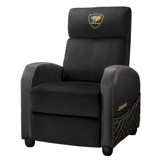 ספת גיימינג נשכבת COUGAR RANGER ELITE Gold קוגר 160° ריפוד עור PVC עד 135 ק"ג | יבואן רשמי