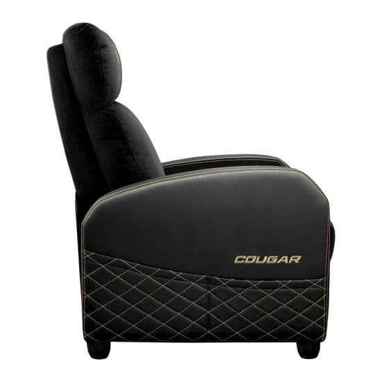 ספת גיימינג נשכבת COUGAR RANGER ELITE Gold קוגר 160° ריפוד עור PVC עד 135 ק"ג | יבואן רשמי
