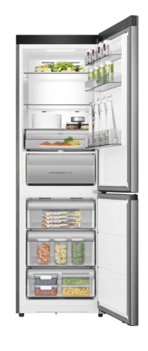 מקרר 2 דלתות מקפיא תחתון HISENSE RB3K330SEIE הייסנס 330 ליטר NO-FROST נירוסטה יבואן רשמי