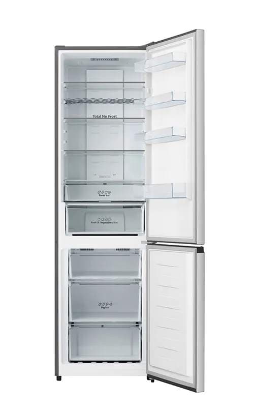 Hisense RB440N4BCE – מקרר 2 דלתות 336 ליטר NoFrost עם מקפיא תחתון Inverter נירוסטה | יבואן רשמי