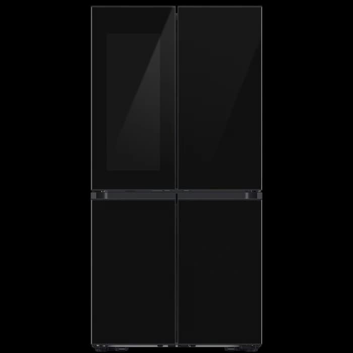 מקרר 4 דלתות Samsung RF65DB970E22 - בנפח 645 ליטר BESPOKE זכוכית שחורה עם בר מים ויצרן קרח | יבואן רשמי