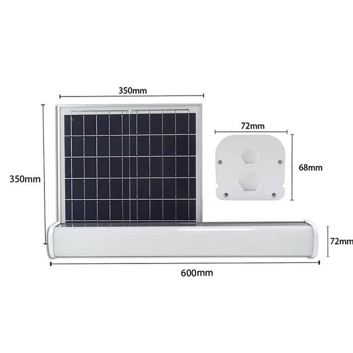 תאורת חירום סולארית 60W לחללים סגורים | פתרון עצמאי ללא חשמל - יבואן רשמי
