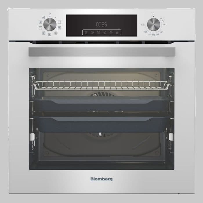 BLOMBERG ROEN8206IL - תנור בנוי בלומברג 72 ליטר לבן A+ עם טורבו ו-8 תוכניות | יבואן רשמי-משלוח מהיר