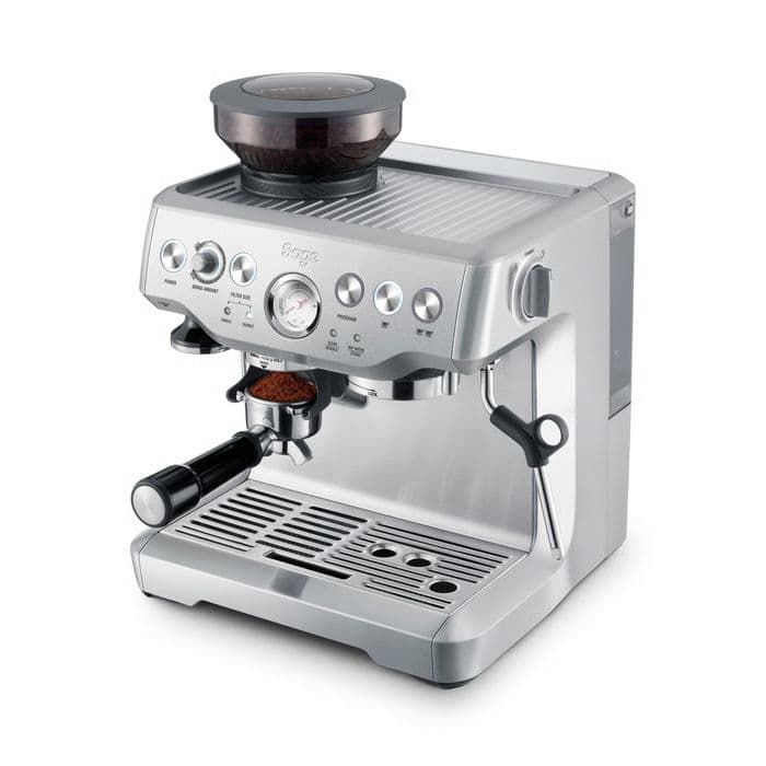 מכונת אספרסו Sage SES875BSS Barista Express סייג' טוחנת חצי אוטומטית משולבת פולי קפה בריסטה 15 בר PID יבואן רשמי | משלוח מהיר