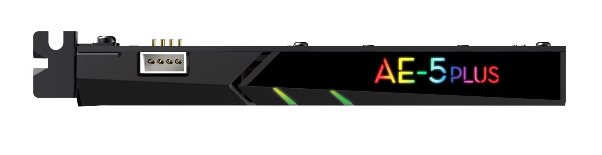 כרטיס קול לגיימינג Creative Sound BlasterX AE-5 Plus סאונד בלסטר עם תאורת RGB - יבואן רשמי
