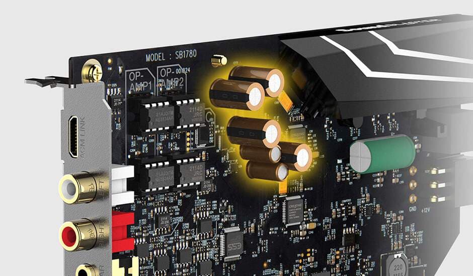 כרטיס קול פנימי Creative Sound Blaster AE-9 קריאייטיב PCI-e עם מגבר אוזניות Xamp - יבואן רשמי