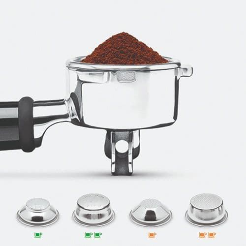 מכונת קפה קומפקטית Sage SES450BBTR שחור the Bambino® מכונת אספרסו ידנית - יבואן רשמי | משלוח מהיר