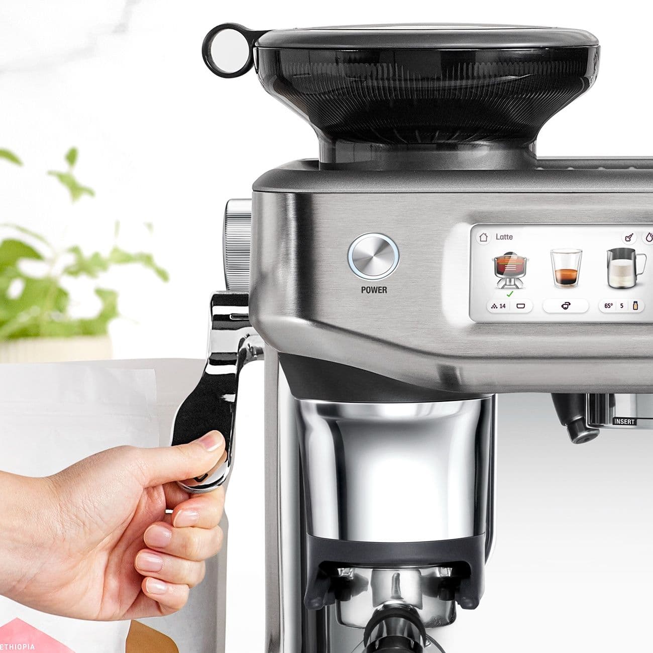 מכונת קפה טוחנת Sage Barista Touch Impress SES882BSS עם Cold Brew בצבע נירוסטה מוברשת - יבואן רשמי | משלוח מהיר