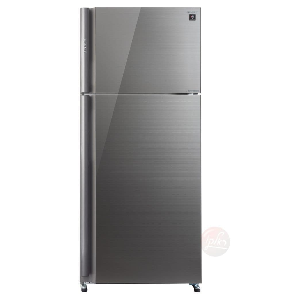 מקרר מקפיא עליון Sharp SJ-5878SL שארפ 588 ליטר No Frost זכוכית סילבר ושחור עם פיקוד שבת | יבואן רשמי