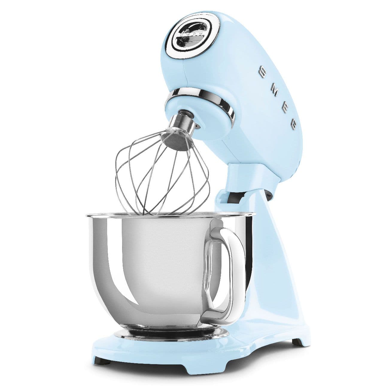 מיקסר שולחני SMEG SMF03PBEU כחול פסטל – 4.8 ליטר עם 10 מהירויות | משלוח מהיר