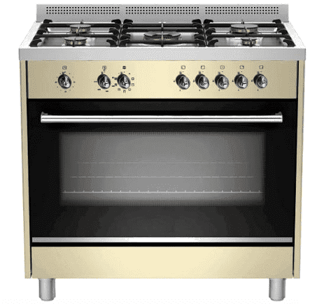 Sauter SOC9070CR - תנור משולב 90 ס"מ עם 5 מבערי גז ונפח 117 ליטר | יבואן רשמי