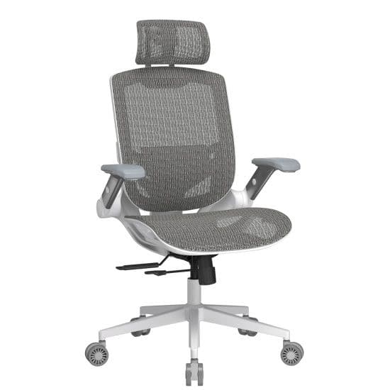כיסא גיימינג Speeder One White לבן ארגונומי ואורתופדי למחשב כולל גב גבוה עם בד רשת ותמיכה מלאה - יבואן רשמי
