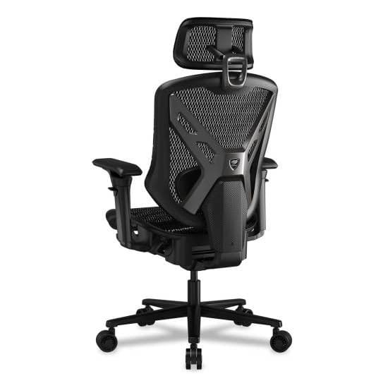 כיסא גיימינג ארגונומי אורטופדי COUGAR Speeder עם בד רשת, הדום רגליים ו-3D Hyperrotation קוגר - יבואן רשמי
