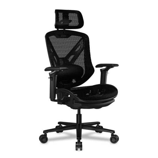 כיסא גיימינג ארגונומי אורטופדי COUGAR Speeder עם בד רשת, הדום רגליים ו-3D Hyperrotation קוגר - יבואן רשמי