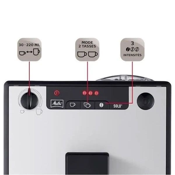 Melitta Solo Pure Silver- מכונת קפה אוטומטית