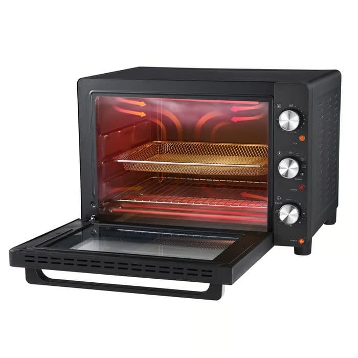 טוסטר אובן דיגיטלי Sauter TOS1046 Air Fry סאוטר 46 ליטר 1800W עם תוכנית שבת בכשרות משמרת השבת יבואן רשמי משלוח מהיר