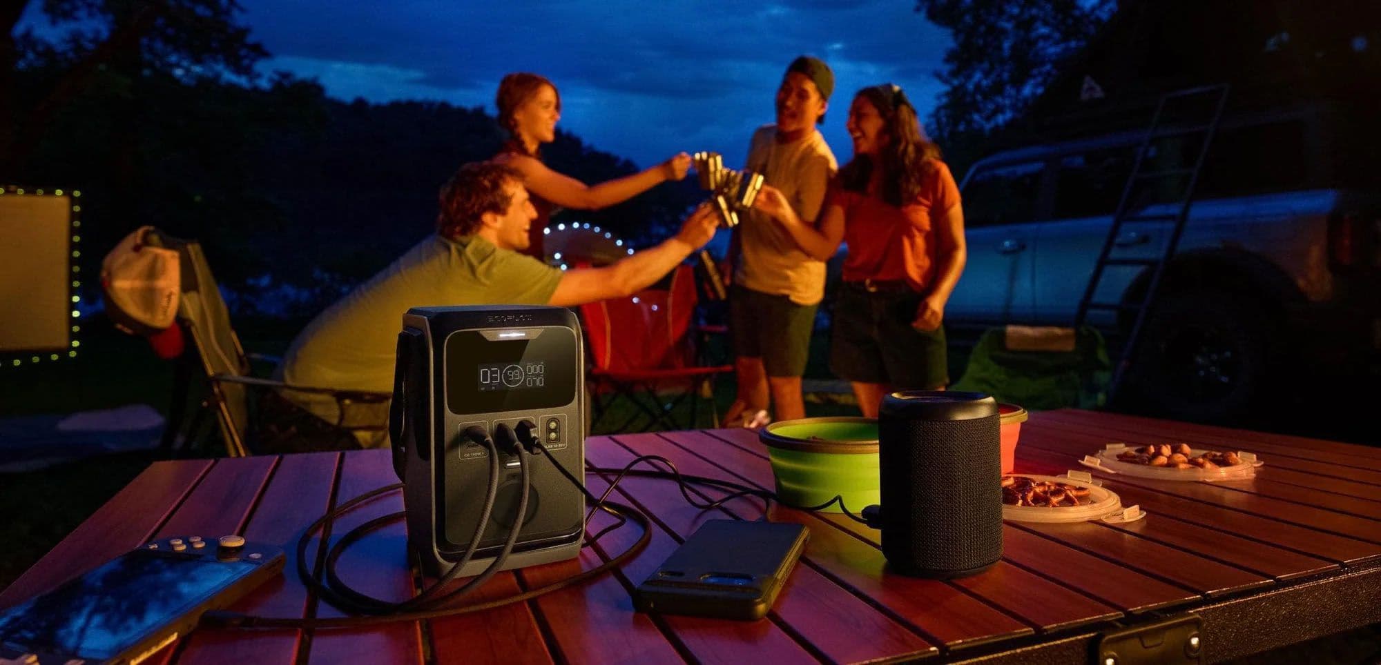 ECOFLOW TRAIL 300 – תחנת כוח ניידת 300W / 288Wh עם USB-C 140W לקמפינג וטיולים | יבואן רשמי