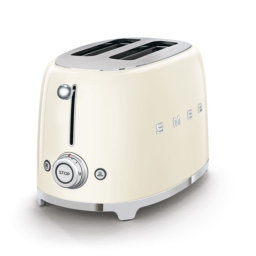 מצנם 2 פרוסות SMEG TSF01CREU סמג בצבע שמנת | משלוח מהיר