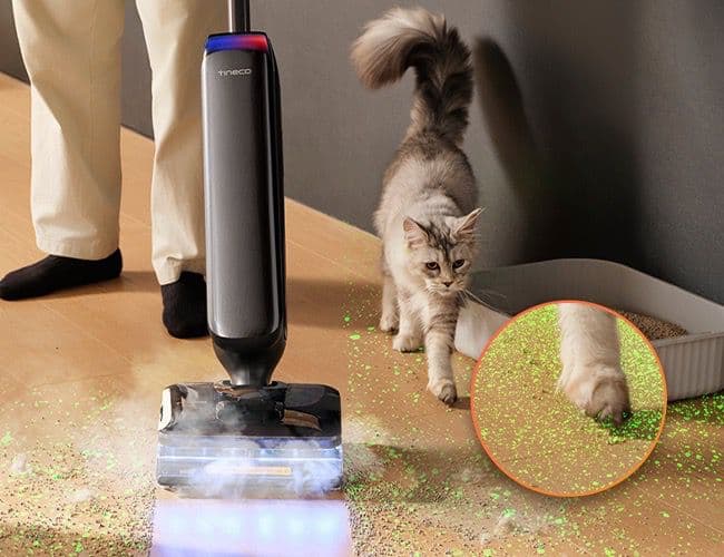 שואב שוטף אלחוטי עם קיטור Tineco FLOOR ONE S9 Artist Steam