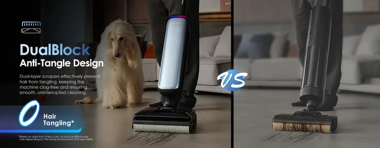 שואב שוטף אלחוטי Tineco FLOOR ONE S9 Artist Pro – עד 75 דקות עבודה