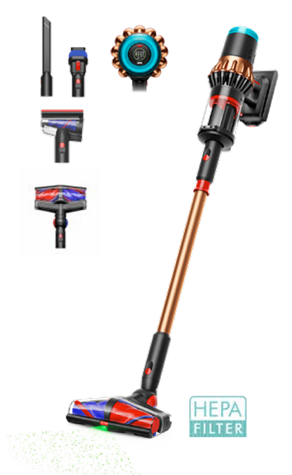 שואב אבק אלחוטי Dyson V16 Piston Animal דייסון עם מסנן HEPA ומיכל 1.35 ליטר | יבואן רשמי | משלוח מהיר