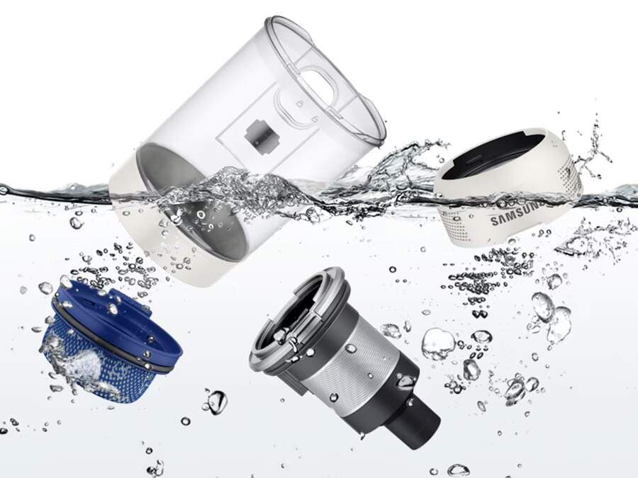שואב אבק אלחוטי Samsung Bespoke AI Jet VS80F28DFP מבית סמסונג הכולל עמדת ריקון ועוצמת 280W | יבואן רשמי