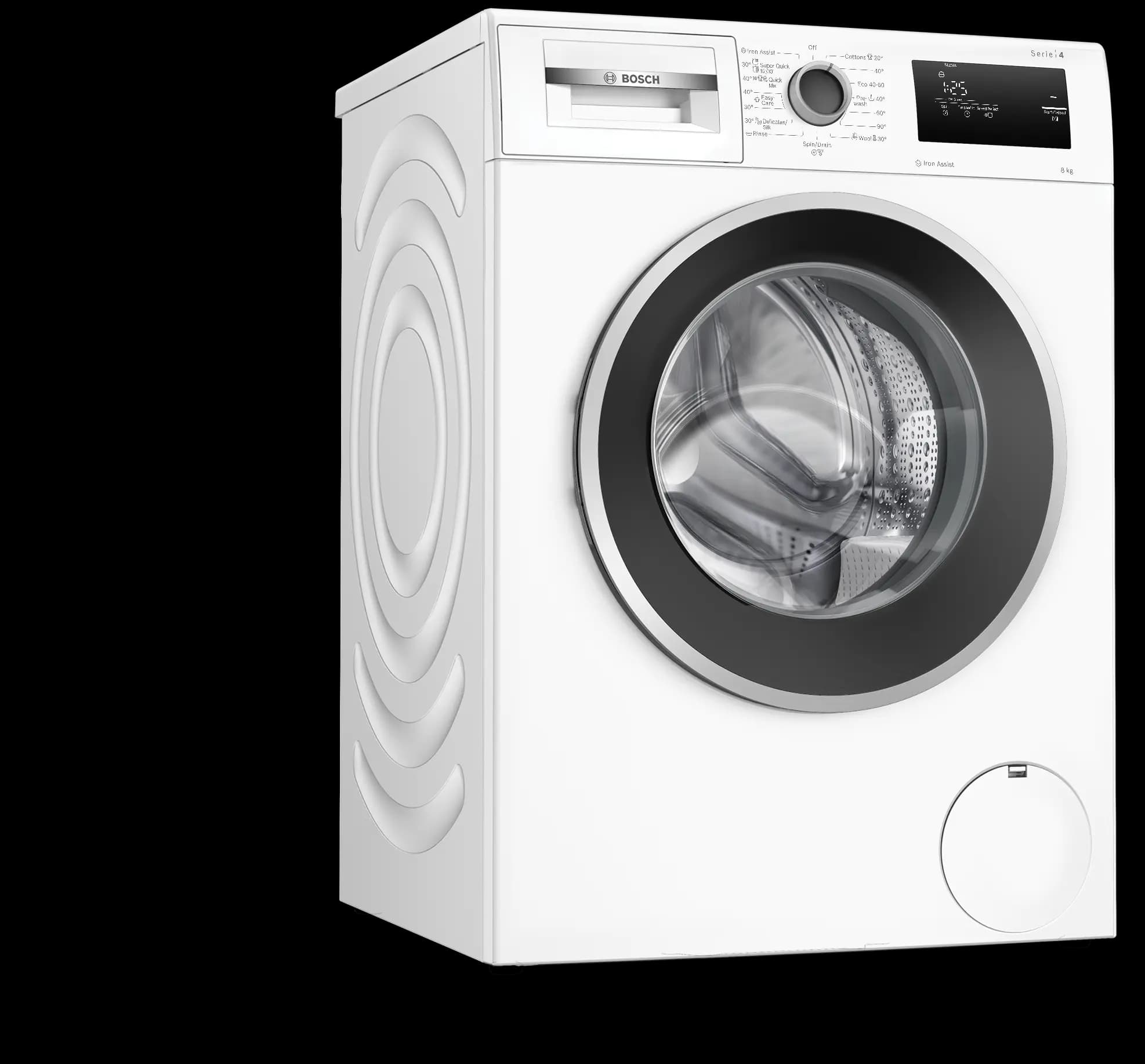 מכונת כביסה 8 ק״ג WAN2806NBY עם Iron Assist שקטה וחסכונית 1400 סל״ד | משלוח מהיר