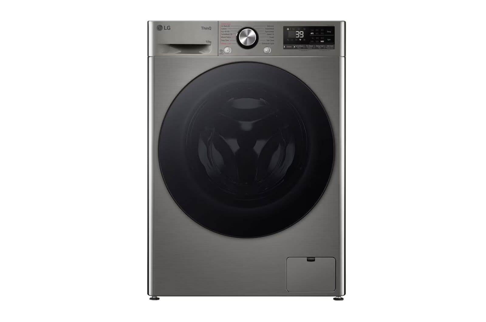 LG WF10214GBB – מכונת כביסה 10 ק"ג חכמה עם AI DD וקיטור Steam | יבואן רשמי