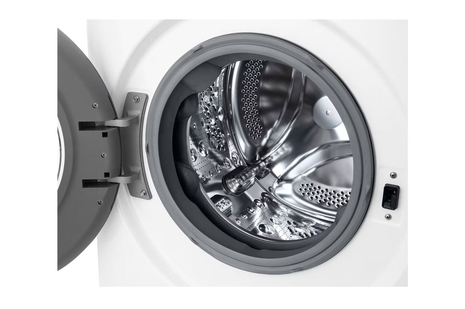 LG WF11114WBW: מכונת כביסה 11 ק"ג עם AI DD™, קיטור ודירוג A-10% אנרגטי | יבואן רשמי