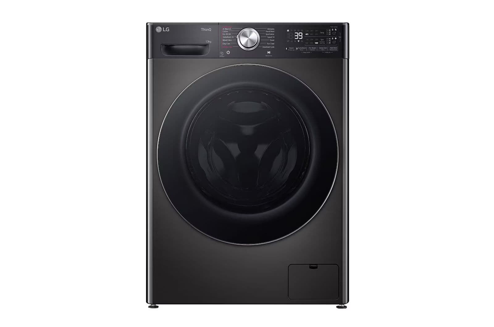 LG WF13314GBC – מכונת כביסה פתח קדמי 13 ק"ג עם AI DD & Steam+ | יבואן רשמי