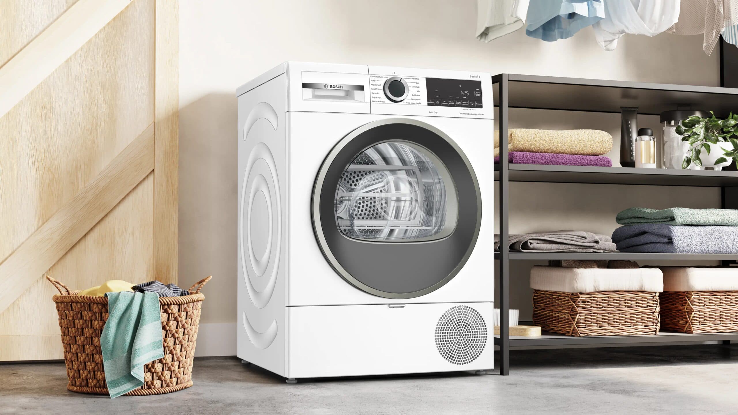 מייבש כביסה 9 ק"ג Bosch WQG1417EPL עם משאבת חום Heat Pump | משלוח מהיר