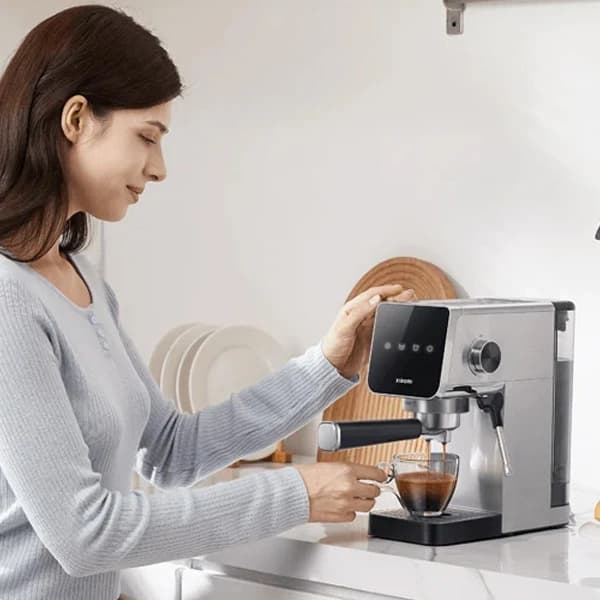 מכונת קפה חצי-אוטומטית Xiaomi Semi-Automatic Espresso Machine בלחץ 20 בר עם מקציף חלב - יבואן רשמי | משלוח מהיר