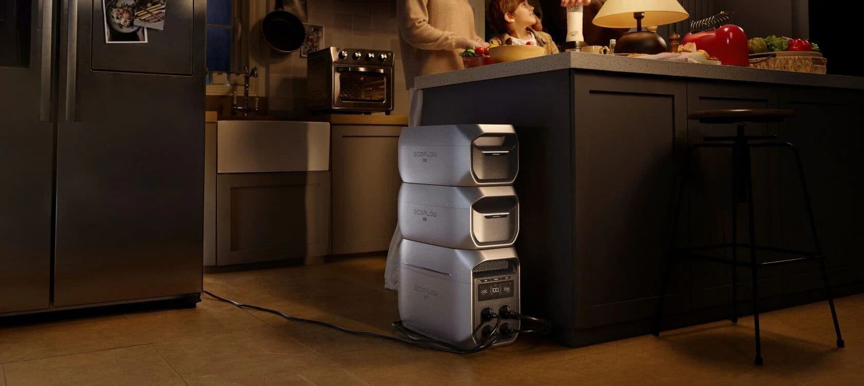 תחנת כוח ניידת EcoFlow DELTA 3 Max Plus ‏2048Wh בהספק 3000W | יבואן רשמי