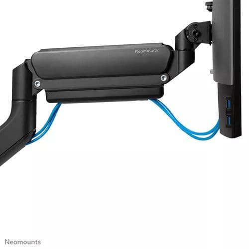 NEOMOUNTS DS70-450BL1 - זרוע מסך שולחנית ארגונומית עד 42 אינץ' עם מנגנון גז | יבואן רשמי