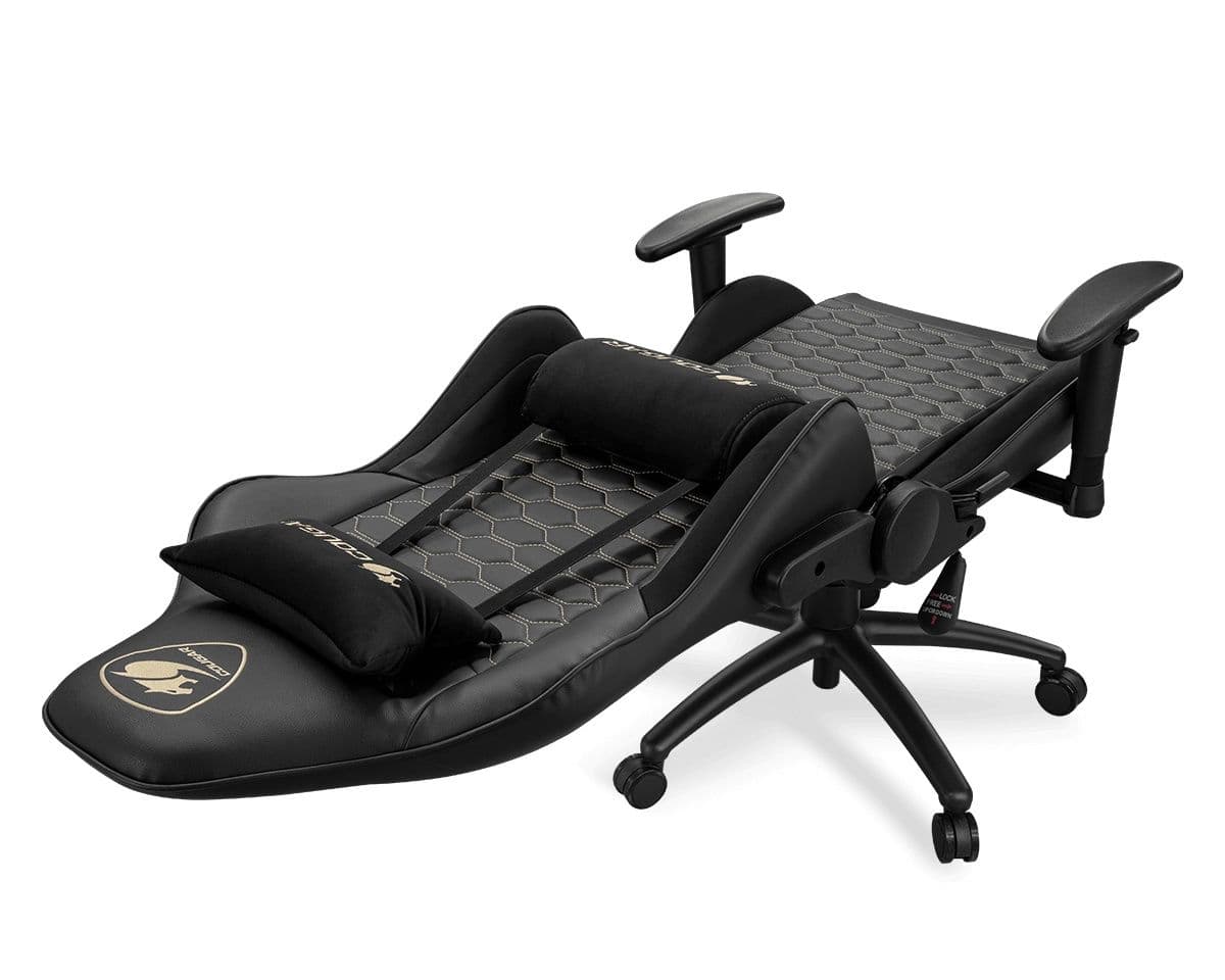 כיסא גיימינג קוגר COUGAR Outrider Royal מקצועי עם שלדת פלדה, עור PVC נושם ובוכנה Class 4 עד 120 ק"ג יבואן רשמי