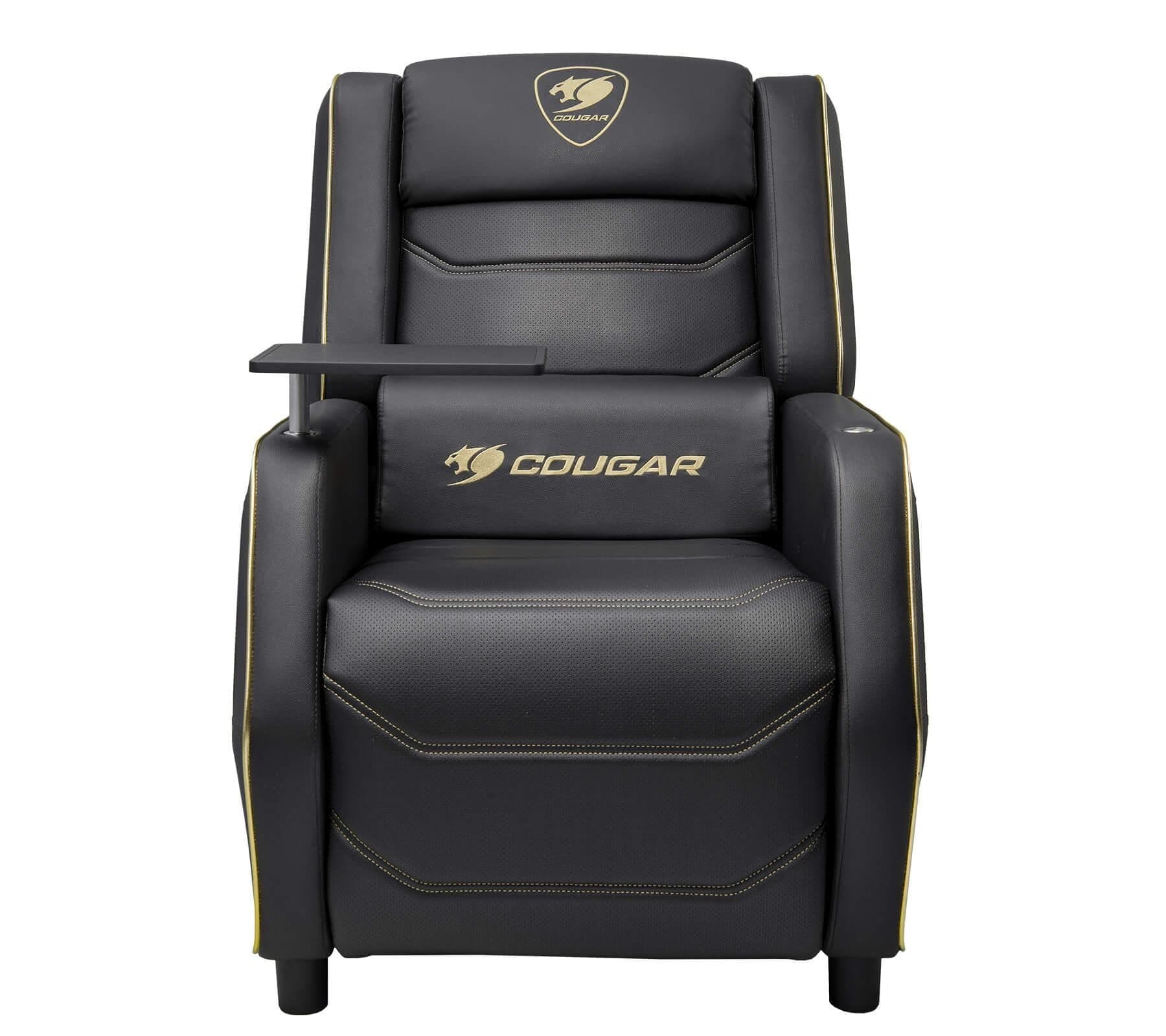 ספת גיימינג קוגר COUGAR RANGER PRO Royal עם שולחן מסתובב, טעינת USB-C ומשקל עד 160 ק"ג | יבואן רשמי