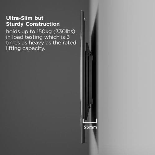 EAZO U600E - זרוע קיר חשמלית מתכווננת לטלוויזיה 32-75 אינץ' | יבואן רשמי