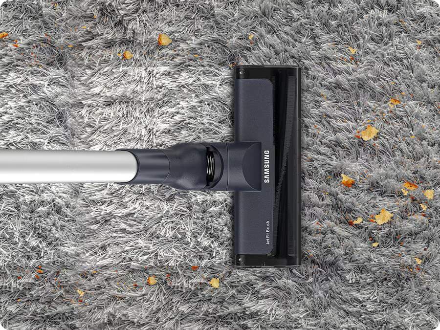 שואב אבק אלחוטי Samsung Jet 65 VS15A60AGR5 סמסונג עם עוצמת שאיבה 150W, משקל קל ואביזר ייעודי לחיות מחמד - יבואן רשמי