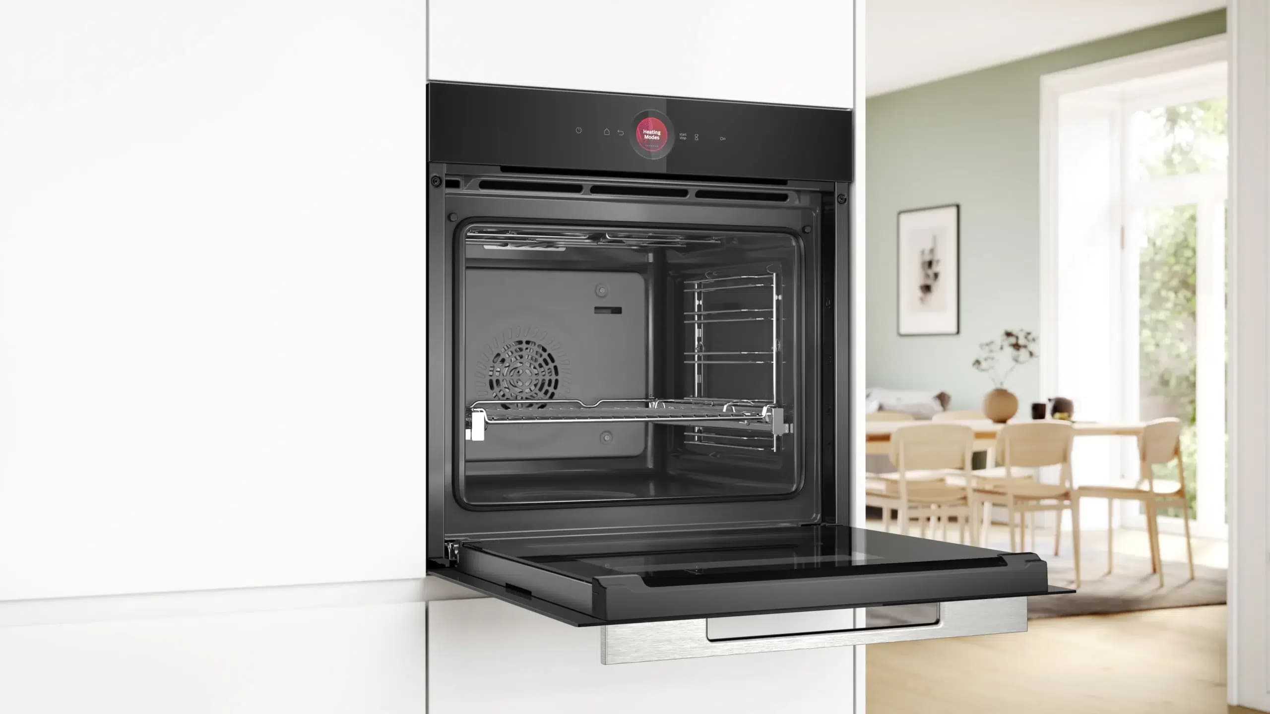 תנור בנוי Bosch Serie 8 HBG732BB1 ‏71 ליטר Air Fry | Home Connect | שחור