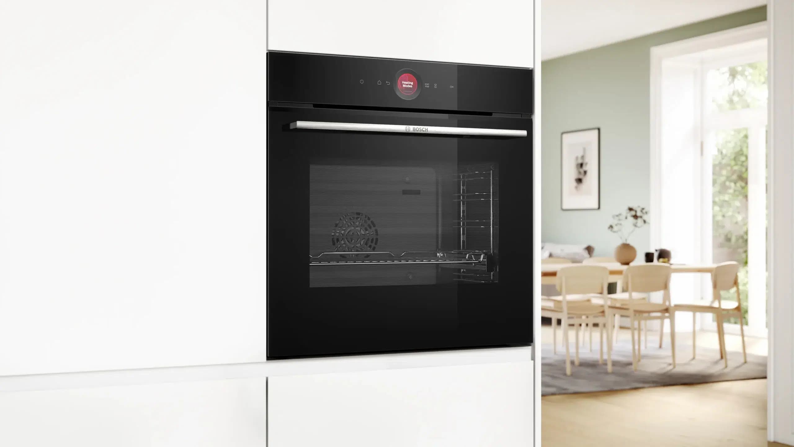 תנור בנוי Bosch Serie 8 HBG732BB1 ‏71 ליטר Air Fry | Home Connect | שחור