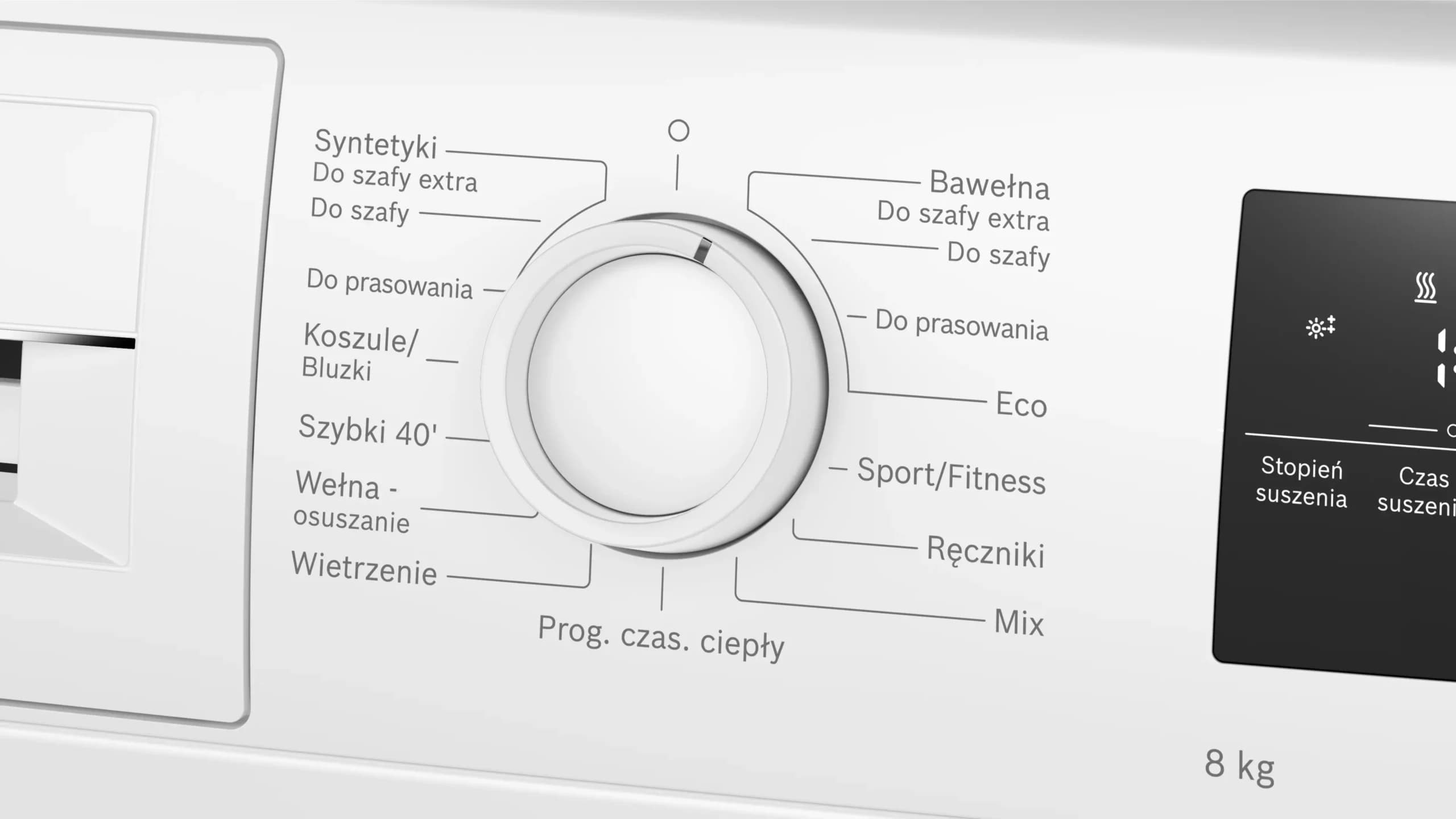 מייבש כביסה 8 ק״ג Bosch Serie 4 WTH83277PL משאבת חום AutoDry- משלוח מהיר