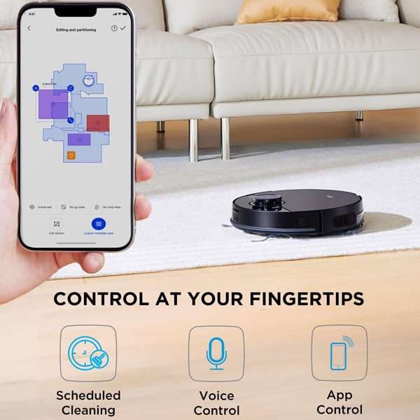 שואב אבק רובוטי שוטף Midea M7 EVO עוצמת שאיבה 8000Pa - יבואן רשמי