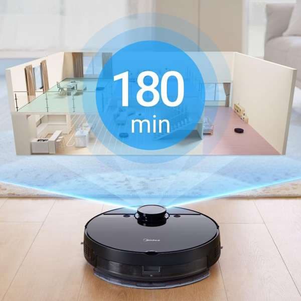 שואב אבק רובוטי שוטף Midea M7 EVO עוצמת שאיבה 8000Pa - יבואן רשמי