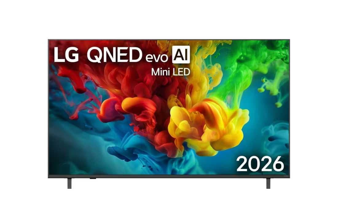 טלוויזיה חכמה 75 אינץ' LG 75QNED84B6T QNED evo AI Mini LED 4K - יבואן רשמי