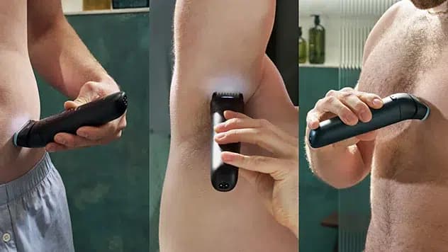 מכונת גילוח וקוצץ שיער גוף Philips Body Groomer 7000 BG7470/15 עם ראש 2D Flex - יבואן רשמי | משלוח מהיר