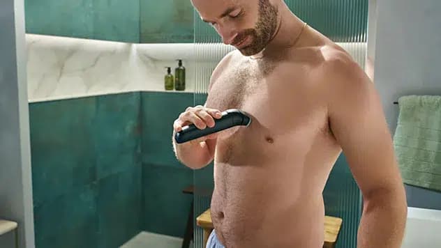 מכונת גילוח וקוצץ שיער גוף Philips Body Groomer 7000 BG7470/15 עם ראש 2D Flex - יבואן רשמי | משלוח מהיר