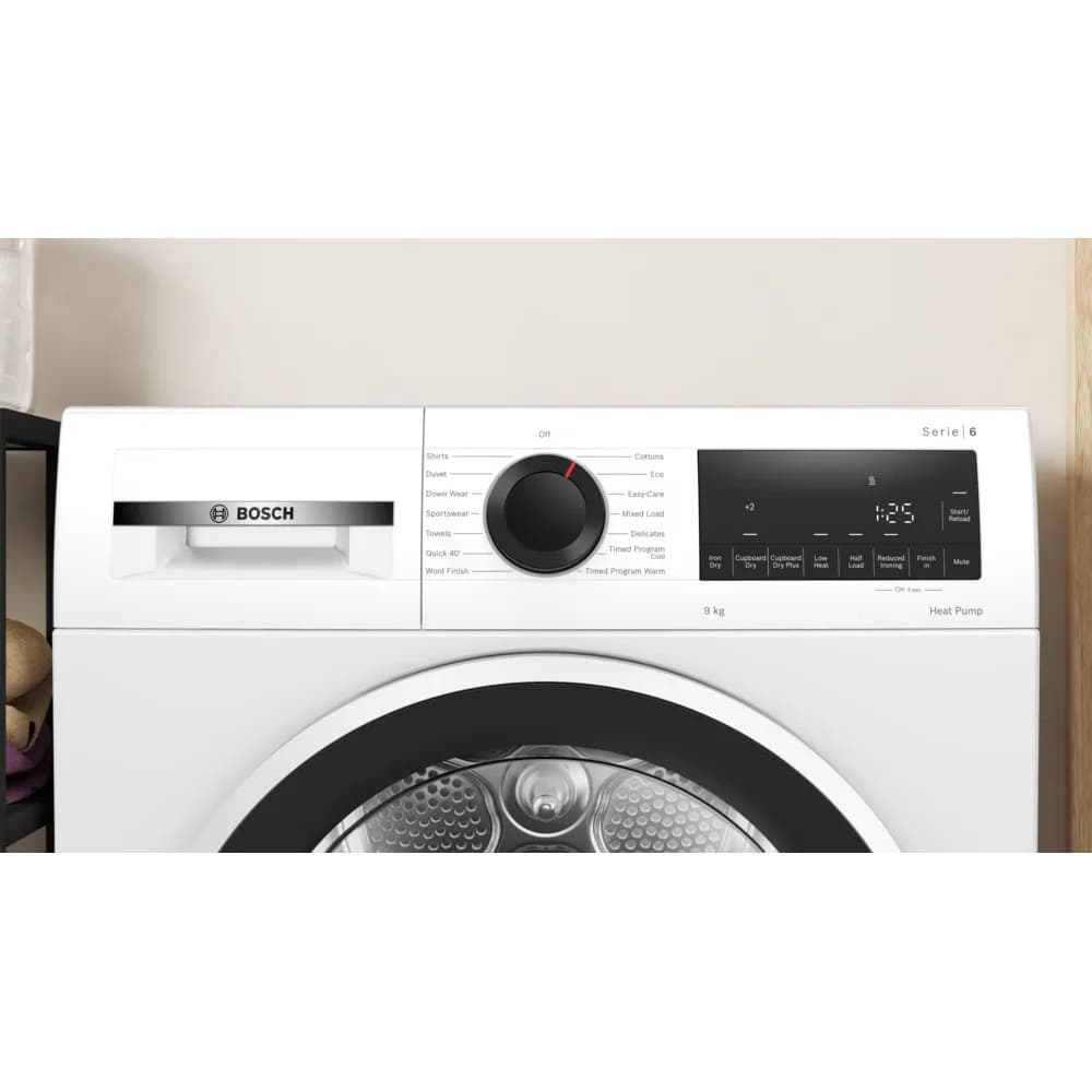 מייבש כביסה משאבת חום 9 ק״ג Bosch Serie 6 WQG2328